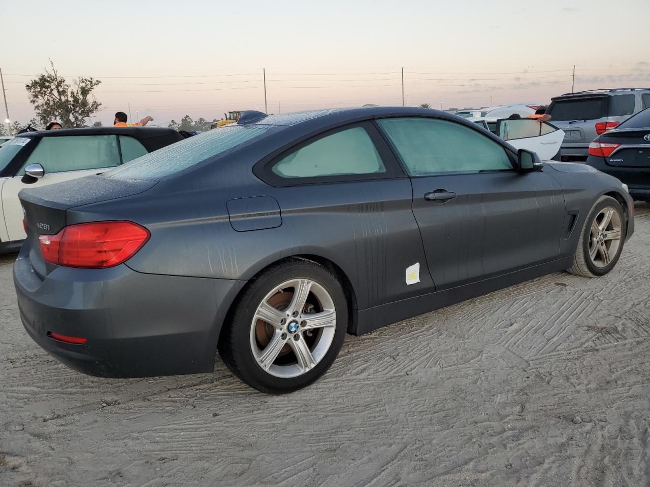 2015 BMW 4er VIN WBA3N7C58FK224528 Copart auction photo, water/flood damage thumbnail 3