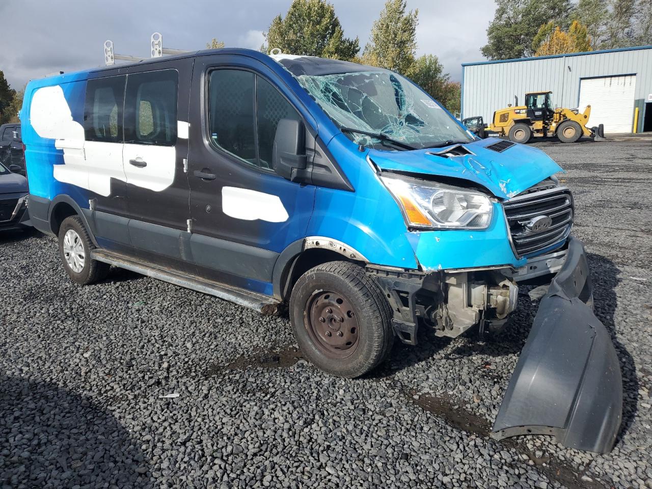 2016 Ford Transit VIN 1FTYR1ZM0GKA47550 Copart auction photo, front end damage thumbnail 4