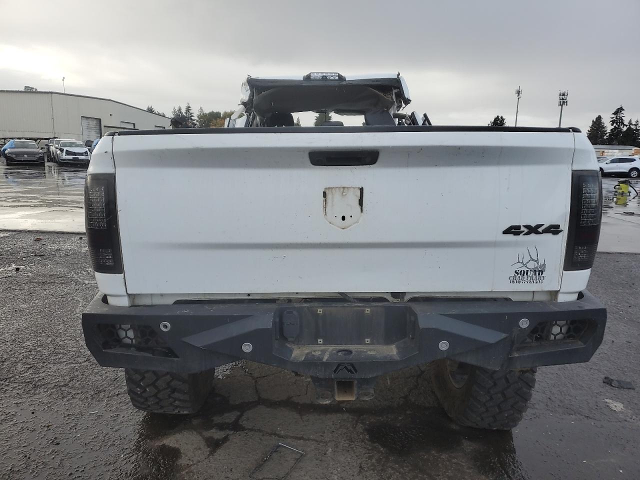 2018 RAM 2500 VIN 3C6UR5JL1JG366986 Copart auction photo, top/roof / all over damage thumbnail 6
