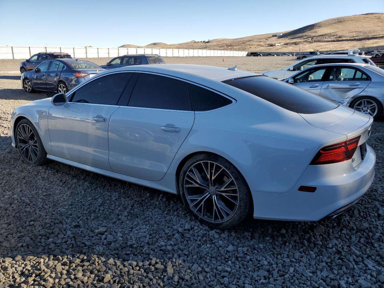 2018 Audi A7 VIN WAUW3AFC0JN058832 Copart auction photo, front end / side damage thumbnail 2