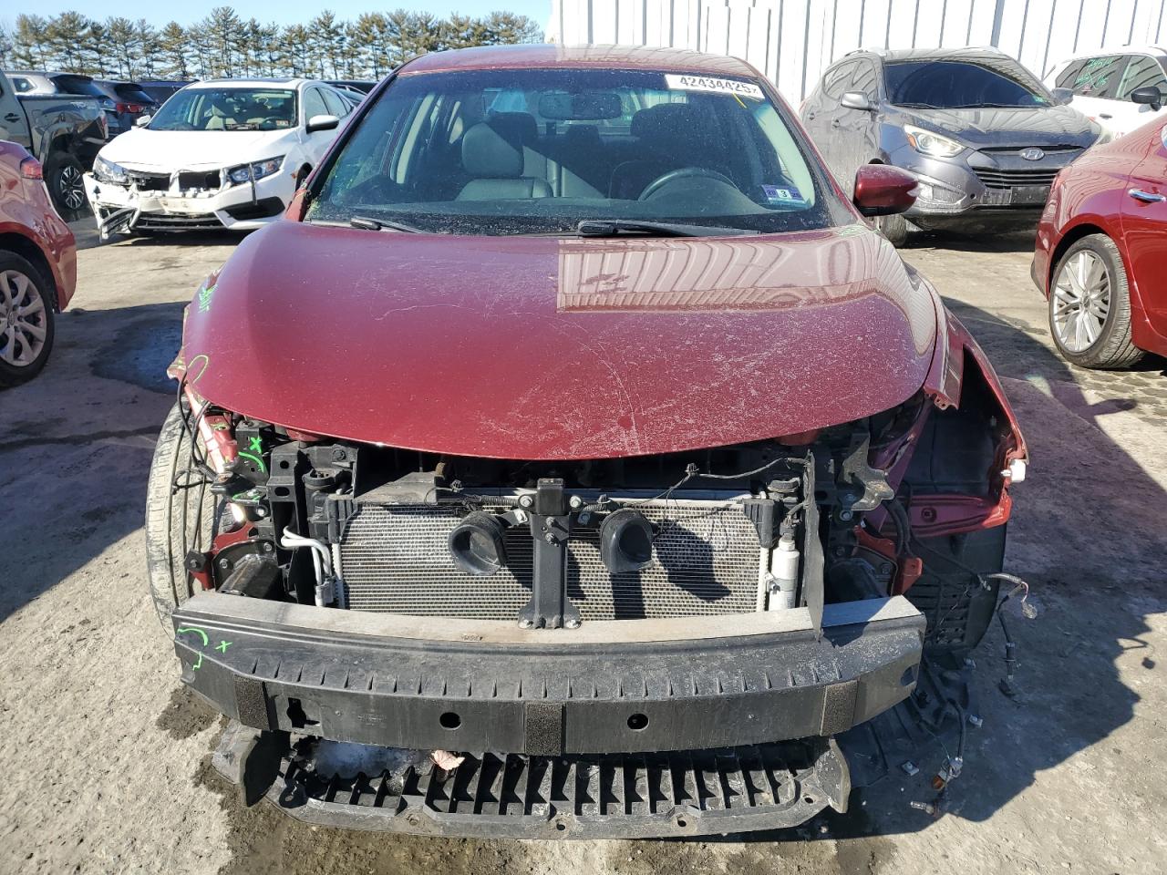 2015 Nissan Altima VIN 1N4AL3APXFN860451 Copart auction photo, front end / side damage thumbnail 5
