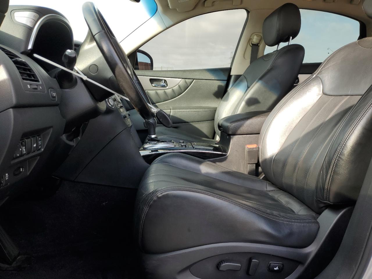2016 Infiniti QX70 VIN JN8CS1MW7GM753074 Copart auction photo, side damage thumbnail 7