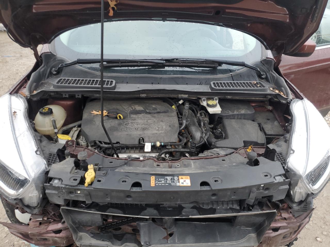 2018 Ford Escape VIN 1FMCU9GD7JUC26234 Copart auction photo, front end / mechanical damage thumbnail 11