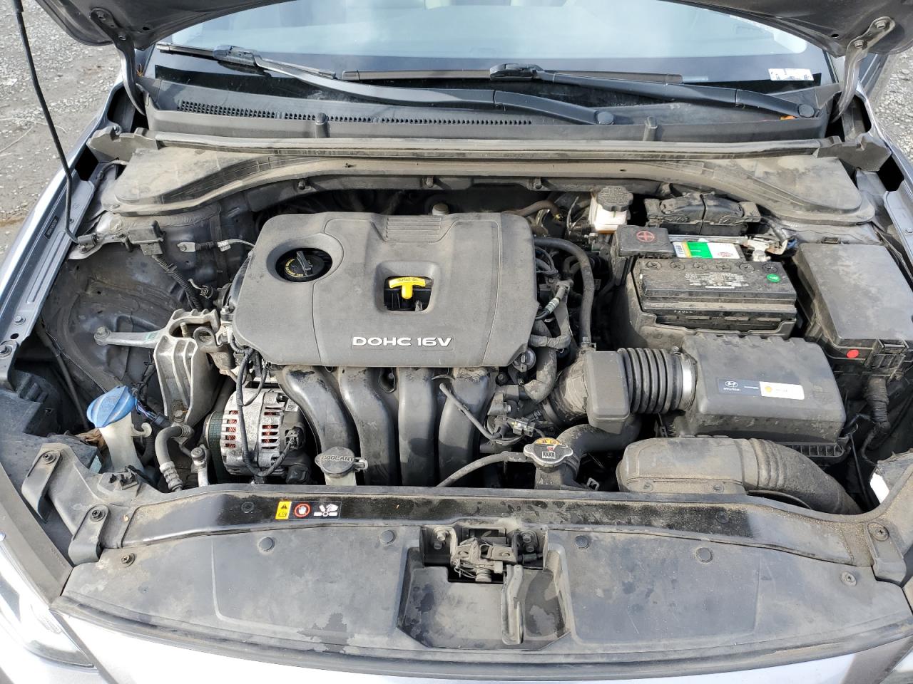 2018 Hyundai Elantra VIN 5NPD84LF6JH307582 Copart auction photo, mechanical damage thumbnail 11