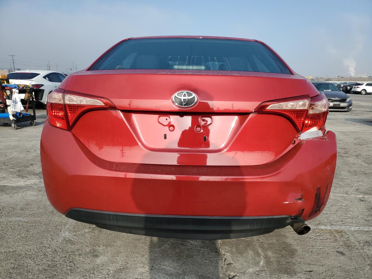 2019 Toyota Corolla VIN 2T1BURHE6KC232564 Copart auction photo, rear end / front end damage thumbnail 6