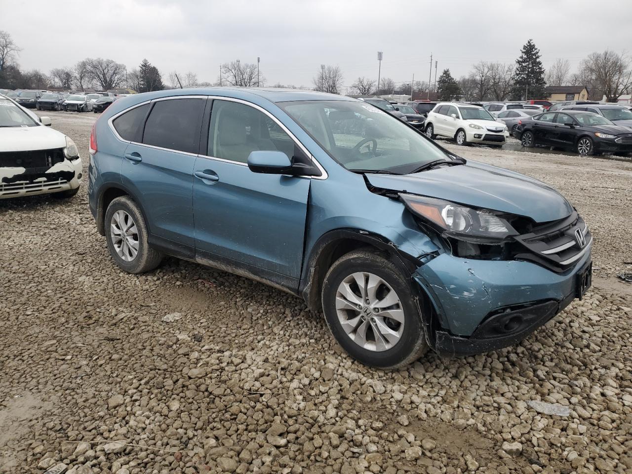 2014 Honda CR-V VIN 2HKRM3H51EH501101 Copart auction photo, front end damage thumbnail 4
