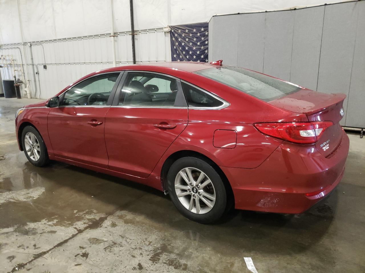 2016 Hyundai Sonata VIN 5NPE24AF0GH290327 Copart auction photo, front end / side damage thumbnail 2