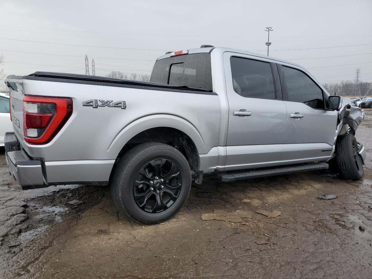2023 Ford F-150 VIN 1FTFW1ED5PFC79396 Copart auction photo, front end / side damage thumbnail 3