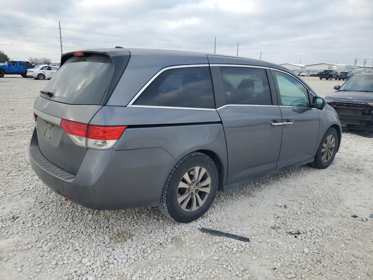 2014 Honda Odyssey VIN 5FNRL5H66EB048762 Copart auction photo, side damage thumbnail 3