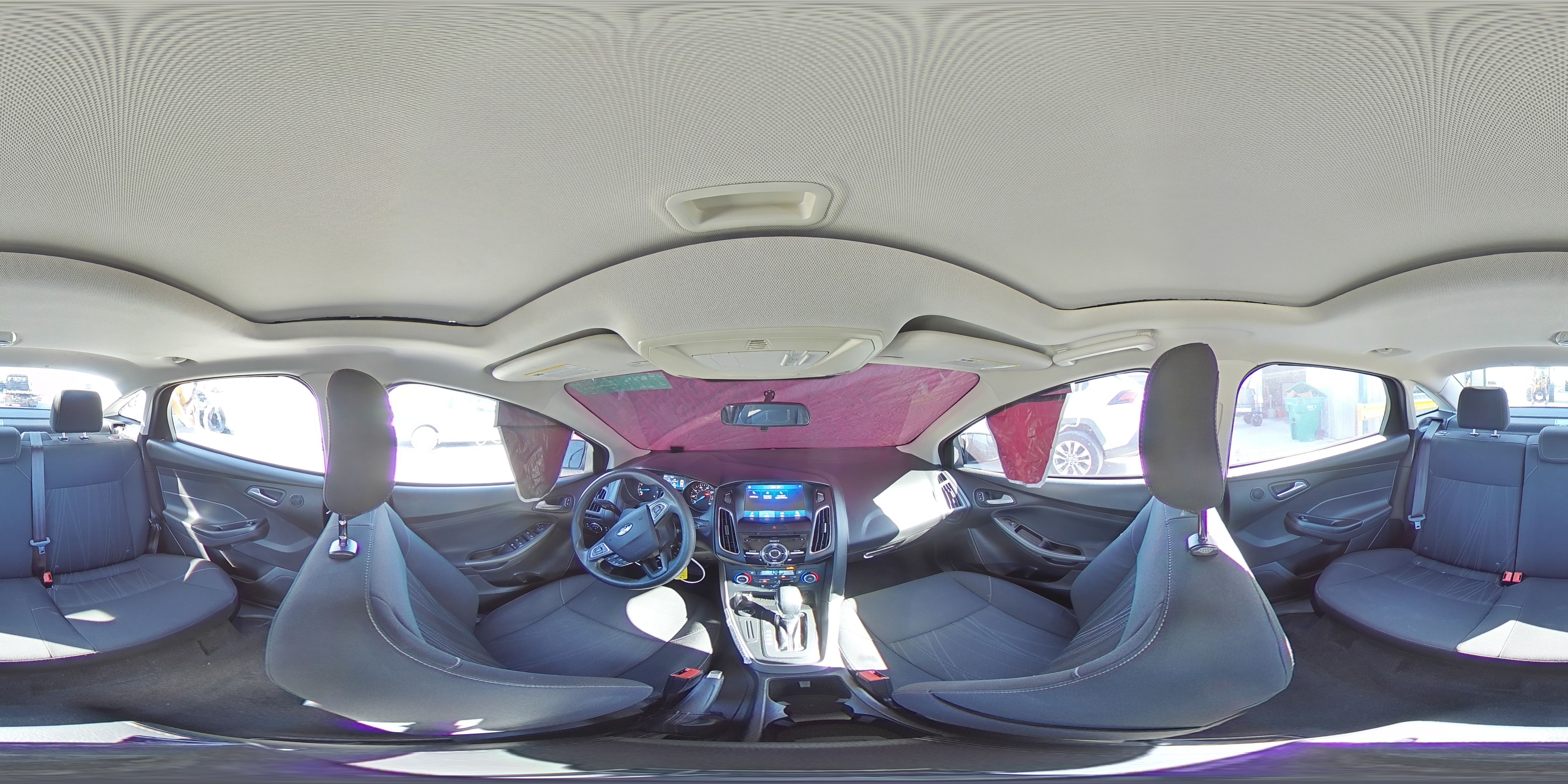 2018 Ford Focus VIN 1FADP3H2XJL235404 Copart auction photo, front end / side damage thumbnail 12
