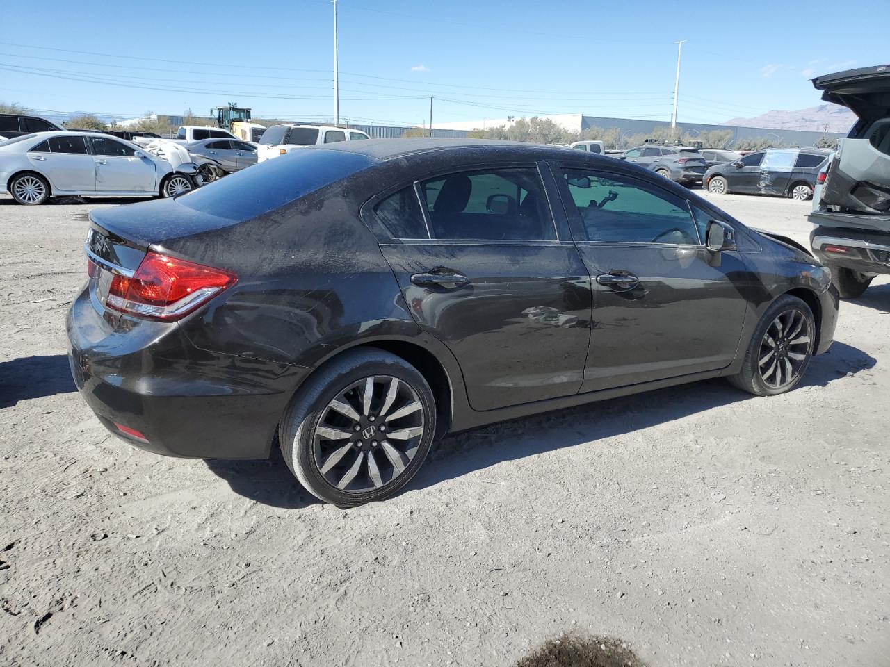 2013 Honda Civic VIN 2HGFB2F5XDH577818 Copart auction photo, front end damage thumbnail 3