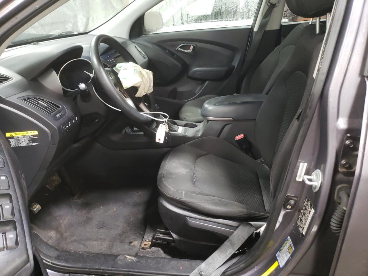 2014 Hyundai Tucson VIN KM8JTCAFXEU902800 Copart auction photo, front end damage thumbnail 7