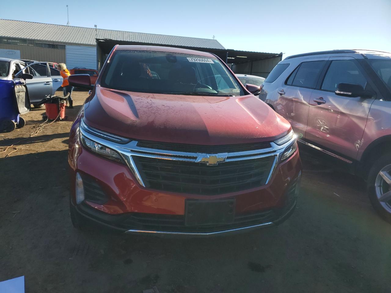 2022 Chevrolet Equinox VIN 3GNAXUEV8NL181698 Copart auction photo, rear end damage thumbnail 5