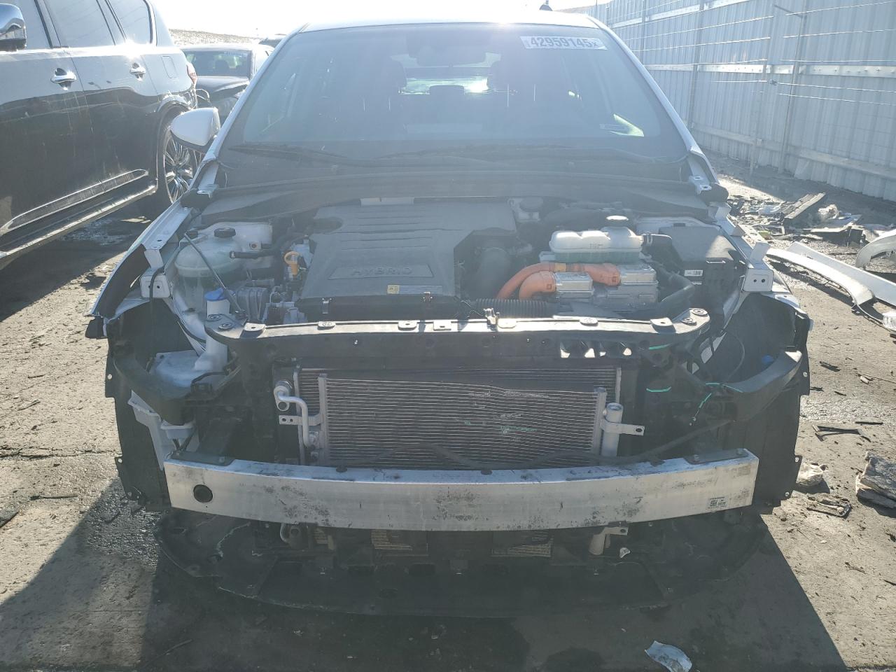 2020 Hyundai IONIQ VIN KMHC65LC6LU197294 Copart auction photo, front end / rear end damage thumbnail 5