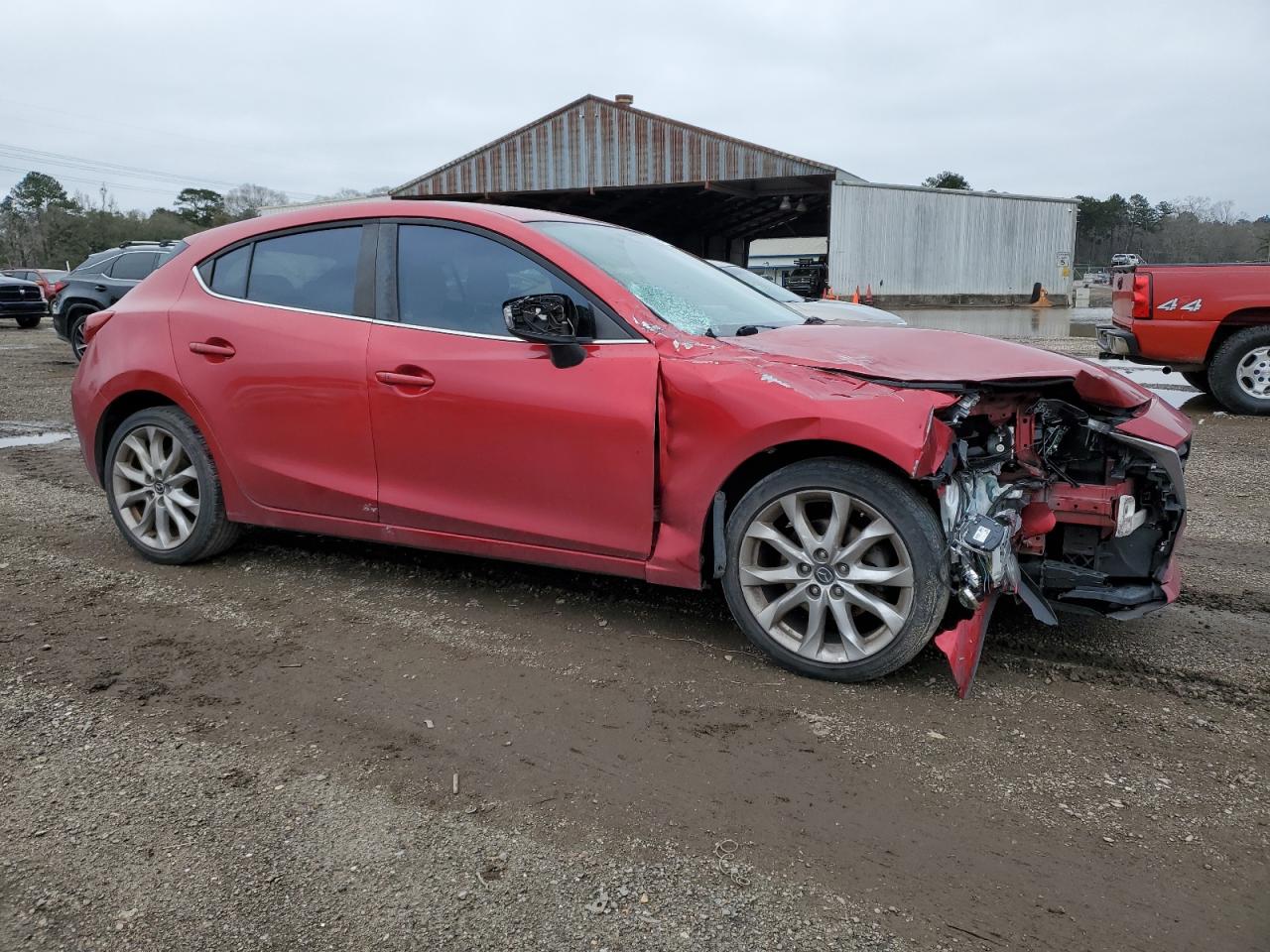 2014 Mazda 3 VIN JM1BM1M32E1102540 Copart auction photo, front end damage thumbnail 4