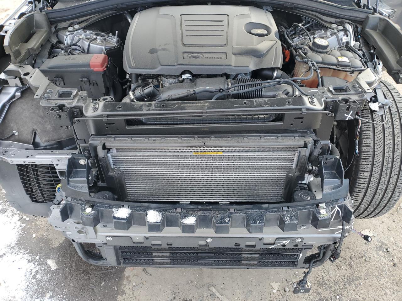 2023 Land Rover Range Rover VIN SALYJ2EX3PA357039 Copart auction photo, front end damage thumbnail 12