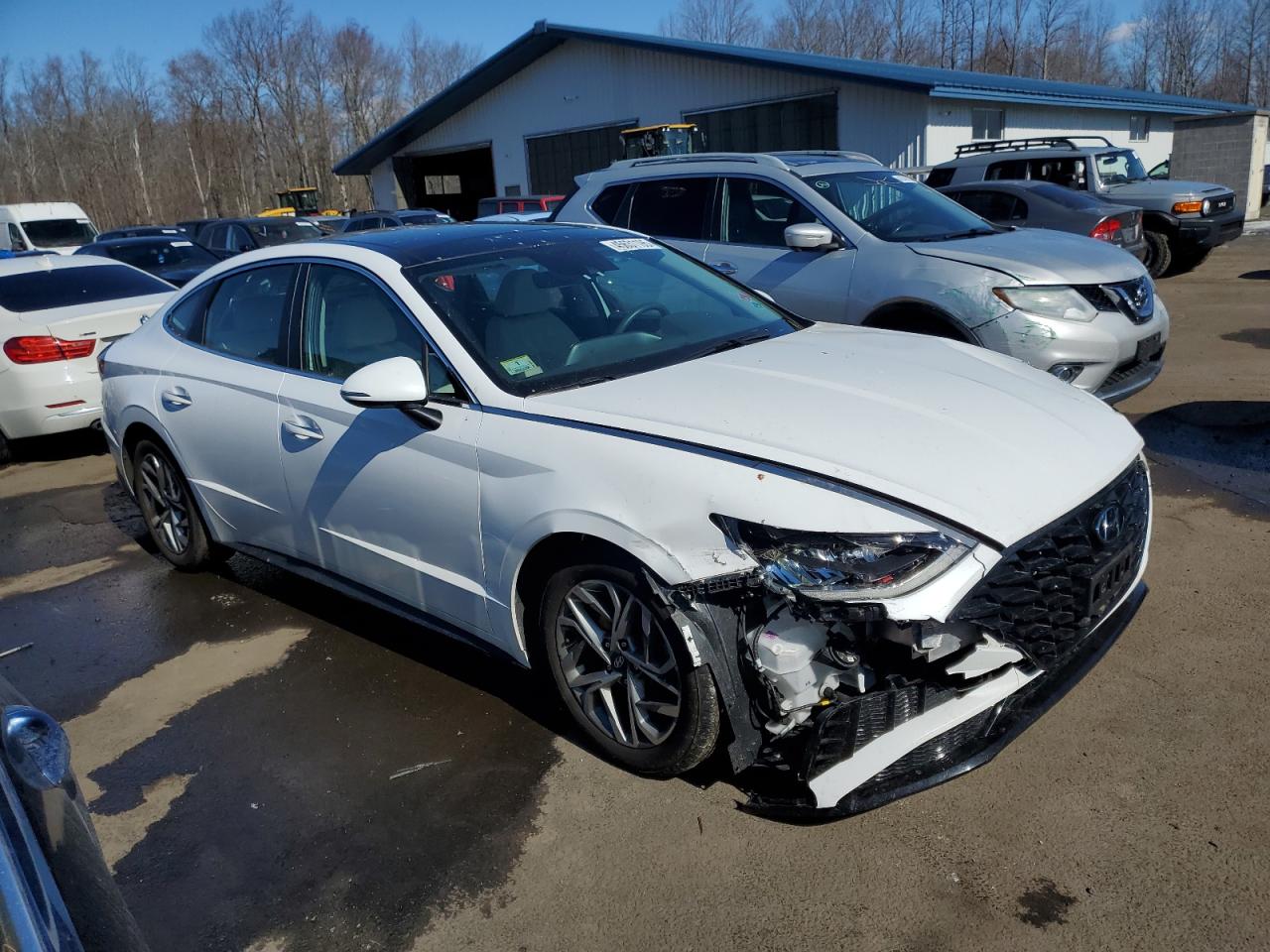 2023 Hyundai Sonata VIN KMHL14JA4PA282538 Copart auction photo, front end / minor dent/scratches damage thumbnail 4