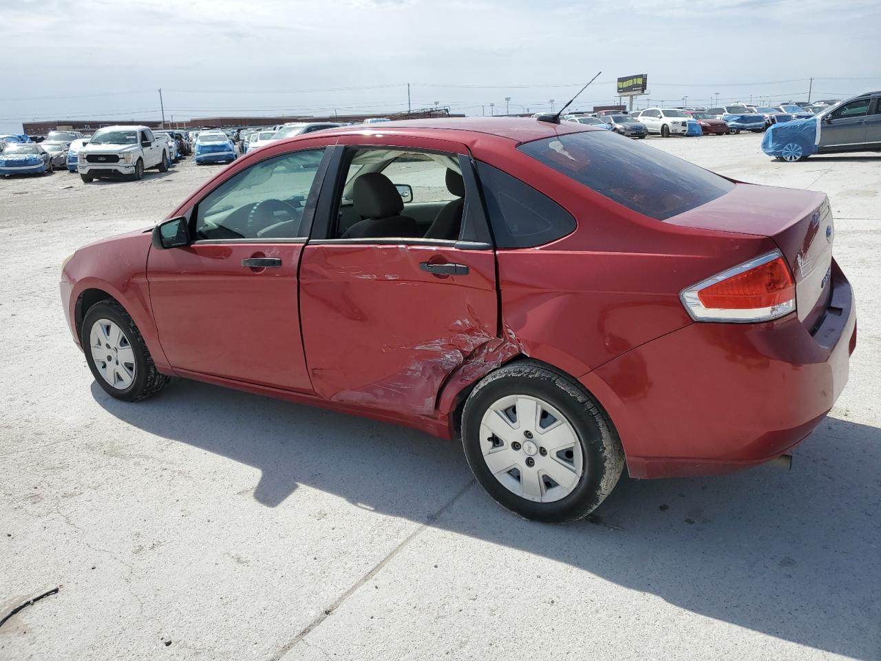 2010 Ford Focus VIN 1FAHP3EN2AW290489 Copart auction photo, side damage thumbnail 2