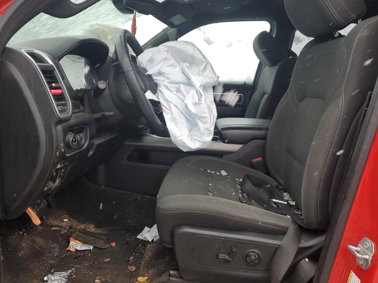 2019 RAM 1500 VIN 1C6SRFBT4KN701646 Copart auction photo, front end damage thumbnail 7