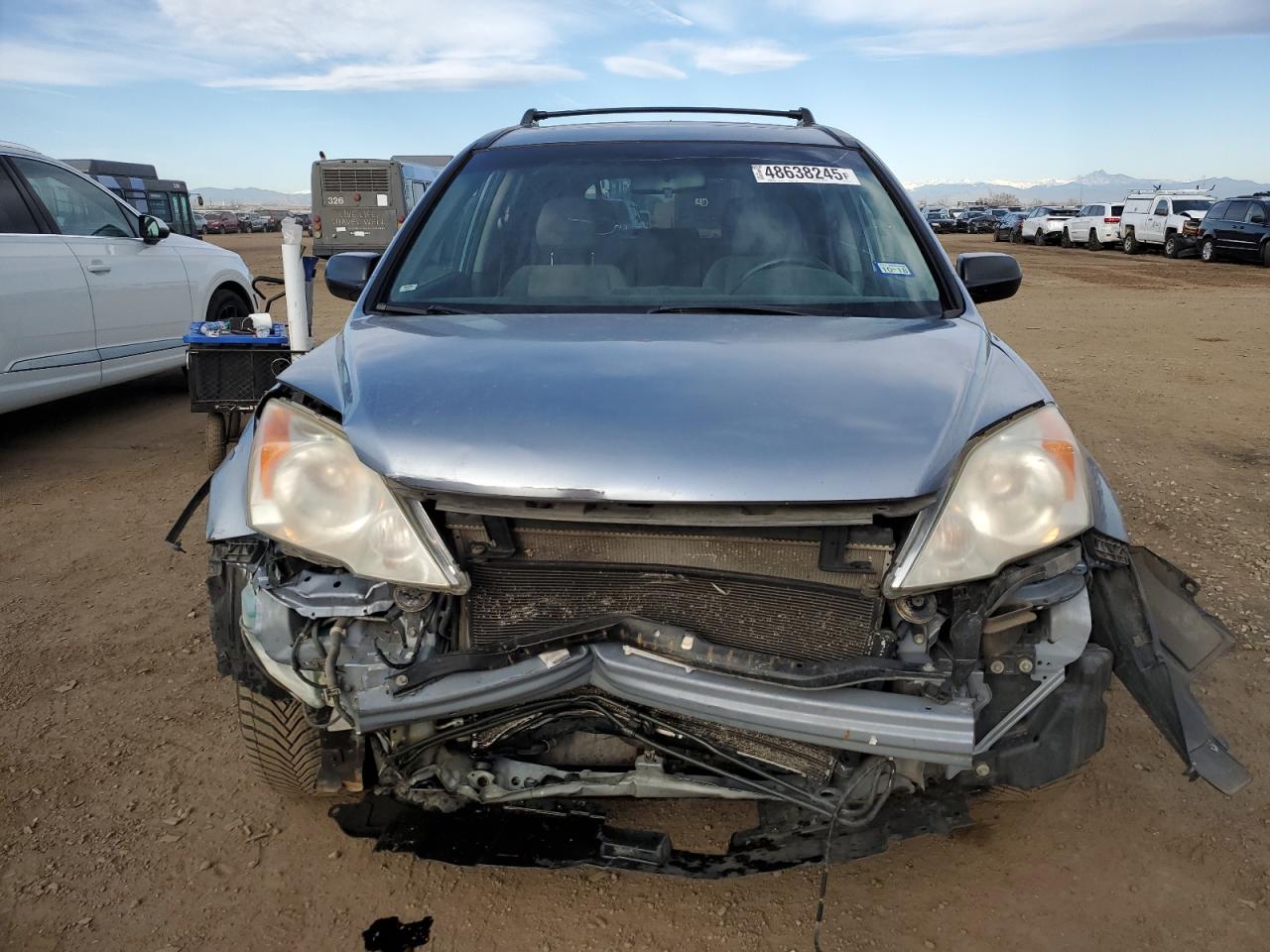 2010 Honda CR-V VIN JHLRE3H53AC010423 Copart auction photo, front end / rear end damage thumbnail 5