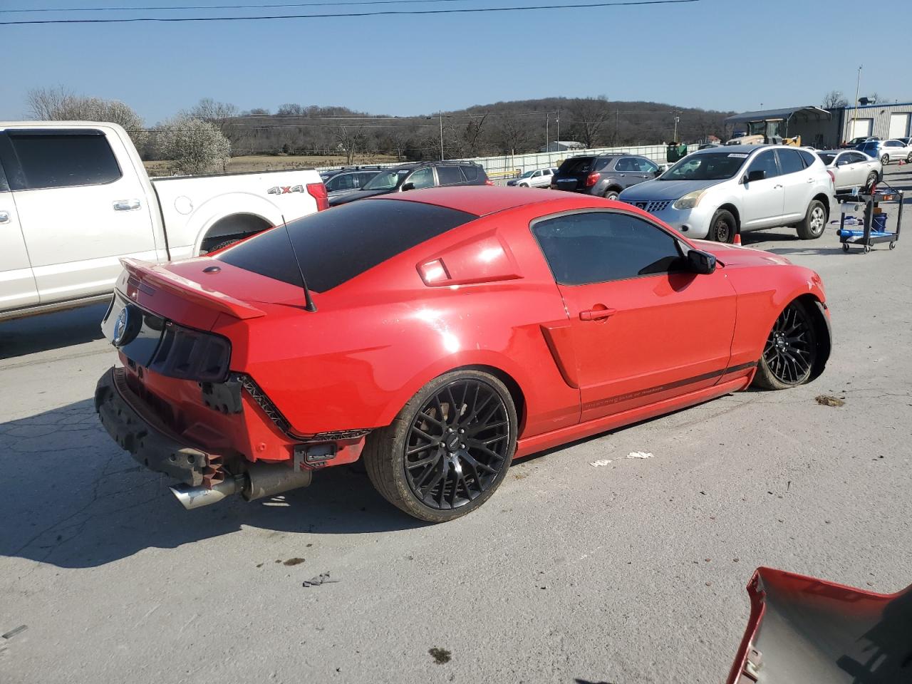2013 Ford Mustang VIN 1ZVBP8AM7D5231133 Copart auction photo, rear end / front end damage thumbnail 3