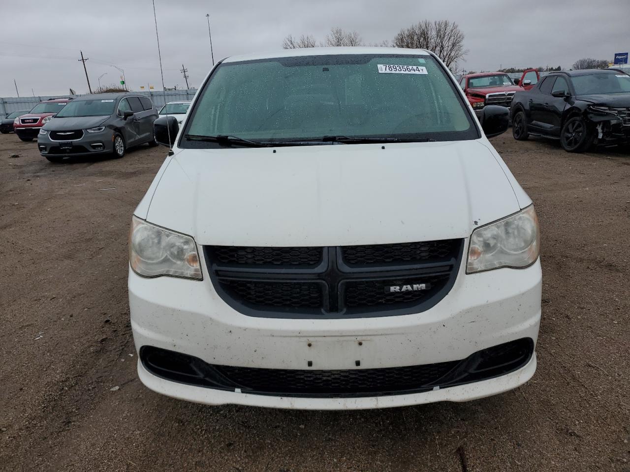 2013 RAM Cargo Van Tradesman VIN 2C4JRGAG3DR781252 Copart auction photo, rear end damage thumbnail 5