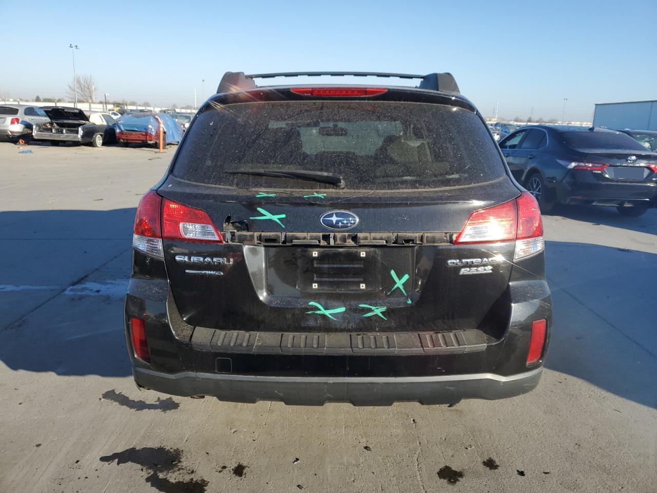 2010 Subaru Outback VIN 4S4BRBKC6A3349919 Copart auction photo, vandalism damage thumbnail 6