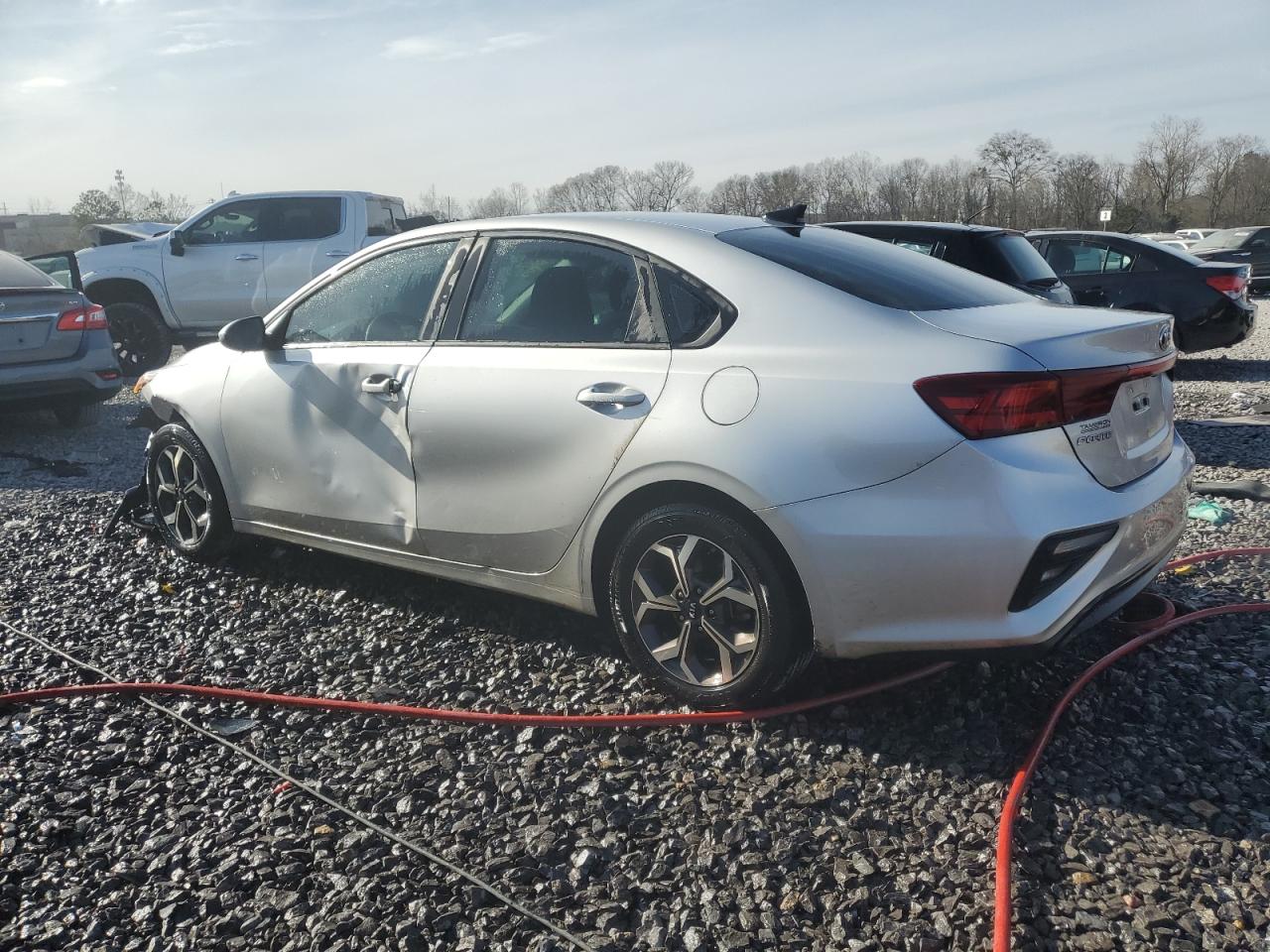 2019 KIA Forte VIN 3KPF24AD3KE129714 Copart auction photo, side / front end damage thumbnail 2