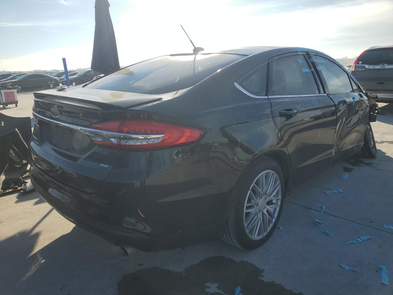 2017 Ford Fusion VIN 3FA6P0H72HR170837 Copart auction photo, front end damage thumbnail 3
