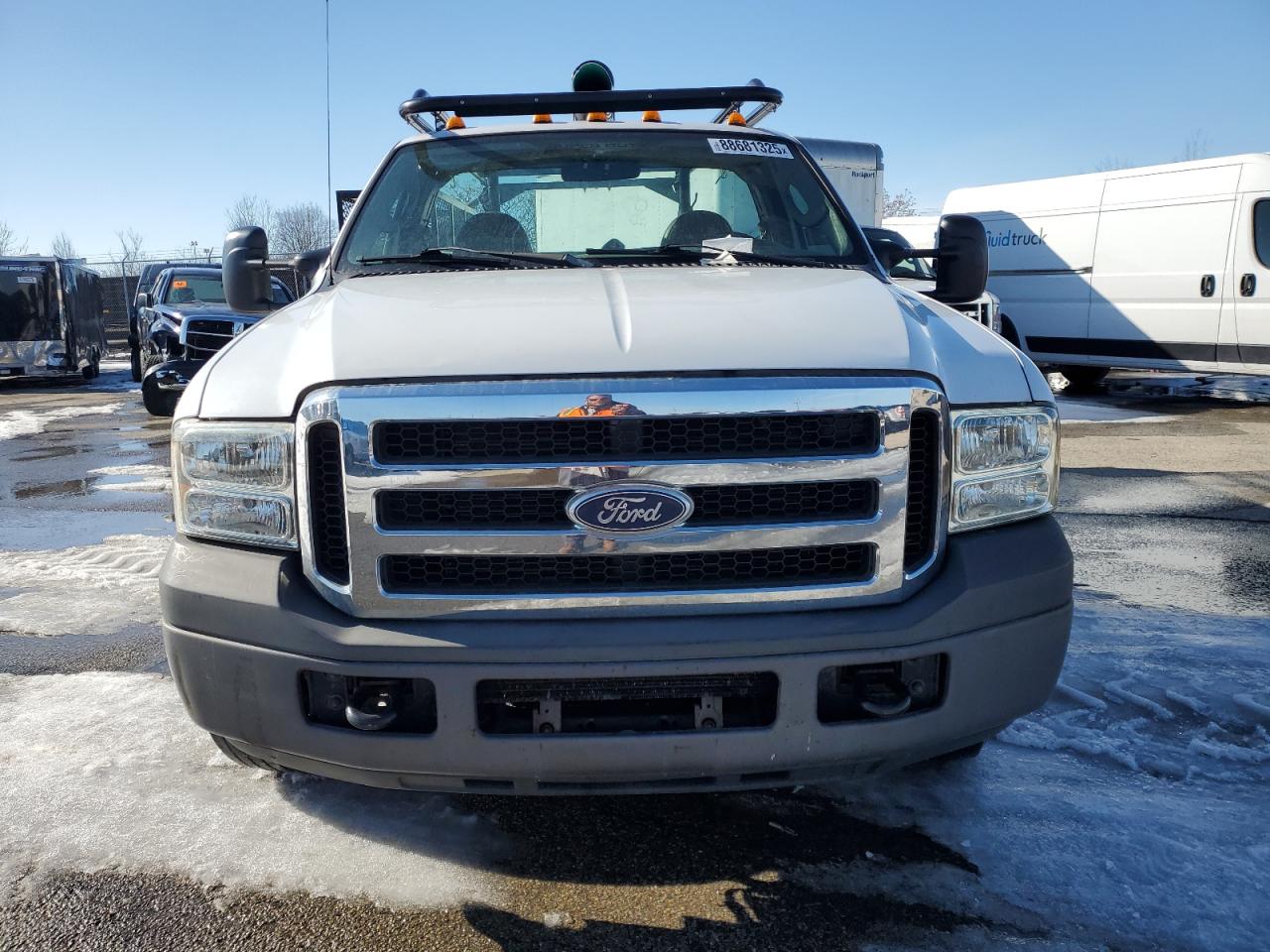 2007 Ford F350 VIN 1FDWF36P37EA02638 Copart auction photo, rear end damage thumbnail 5