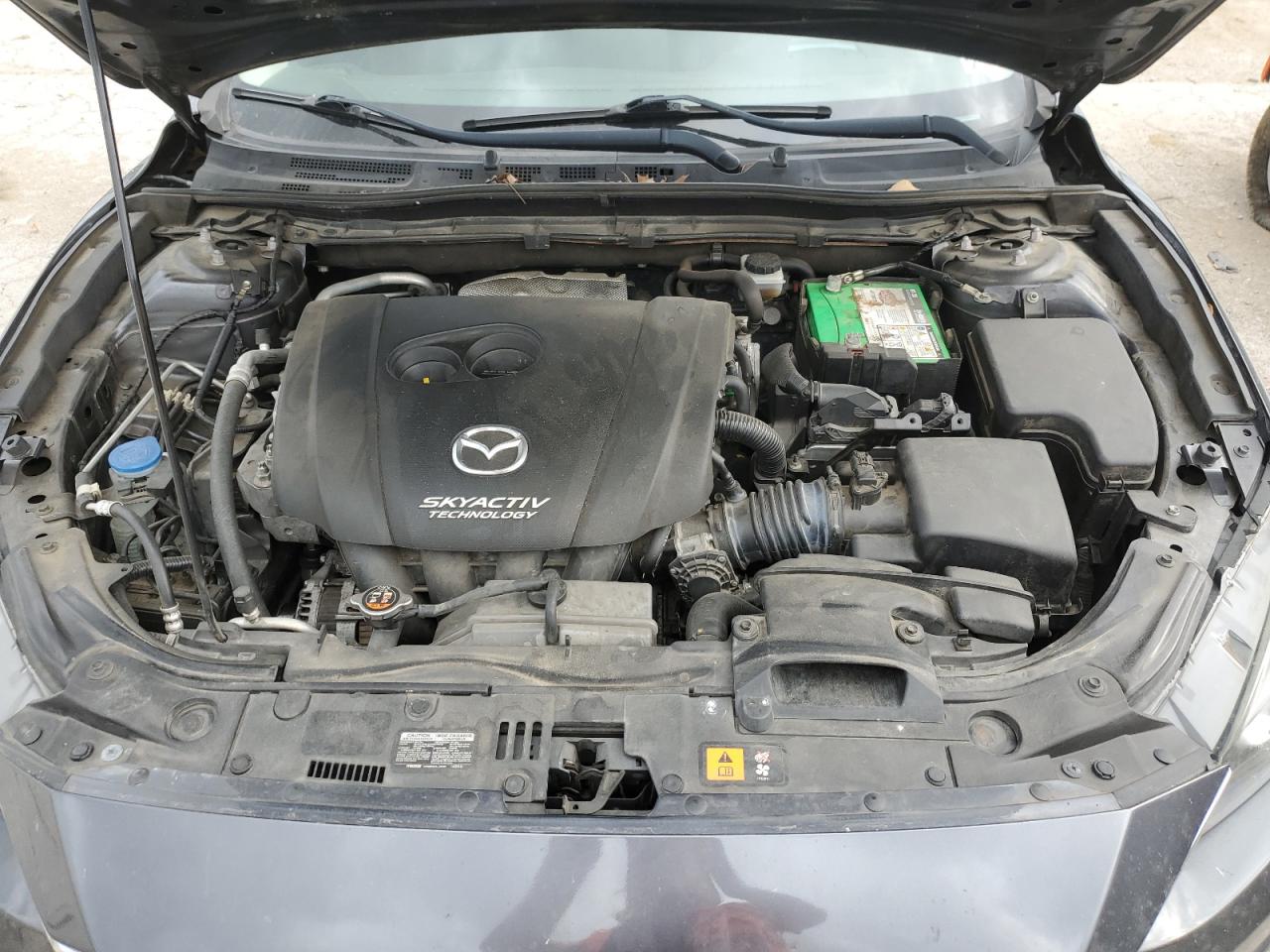 2016 Mazda 3 VIN JM1BM1N36G1355085 Copart auction photo, side damage thumbnail 12