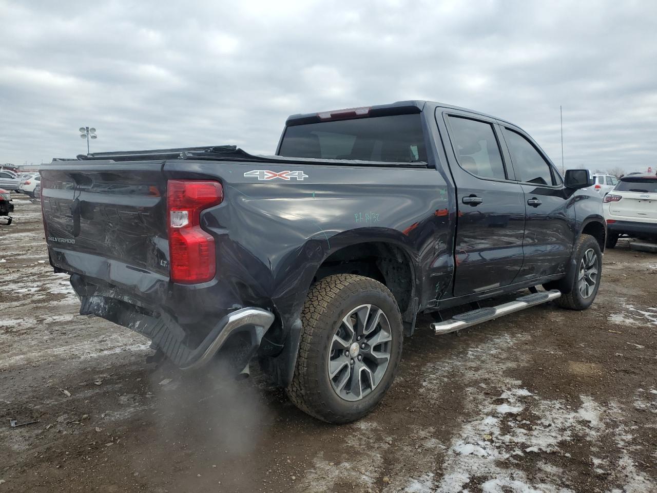 2023 Chevrolet Silverado VIN 2GCUDDEDXP1153475 Copart auction photo, all over damage thumbnail 3