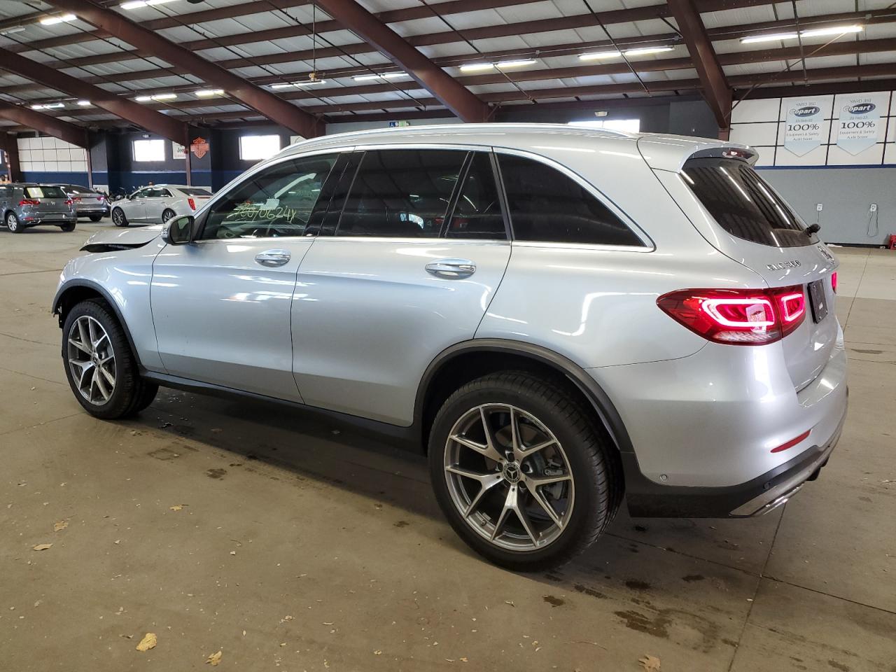 2021 Mercedes-Benz GLC VIN W1N0G8EBXMF987870 Copart auction photo, front end / minor dent/scratches damage thumbnail 2