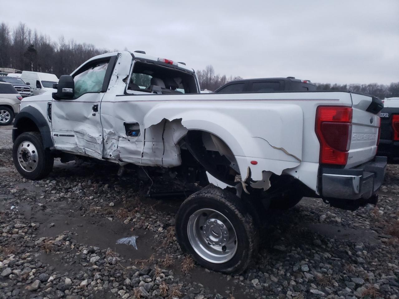 2022 Ford F450 VIN 1FTRF4DT6NEC41511 Copart auction photo, side damage thumbnail 2