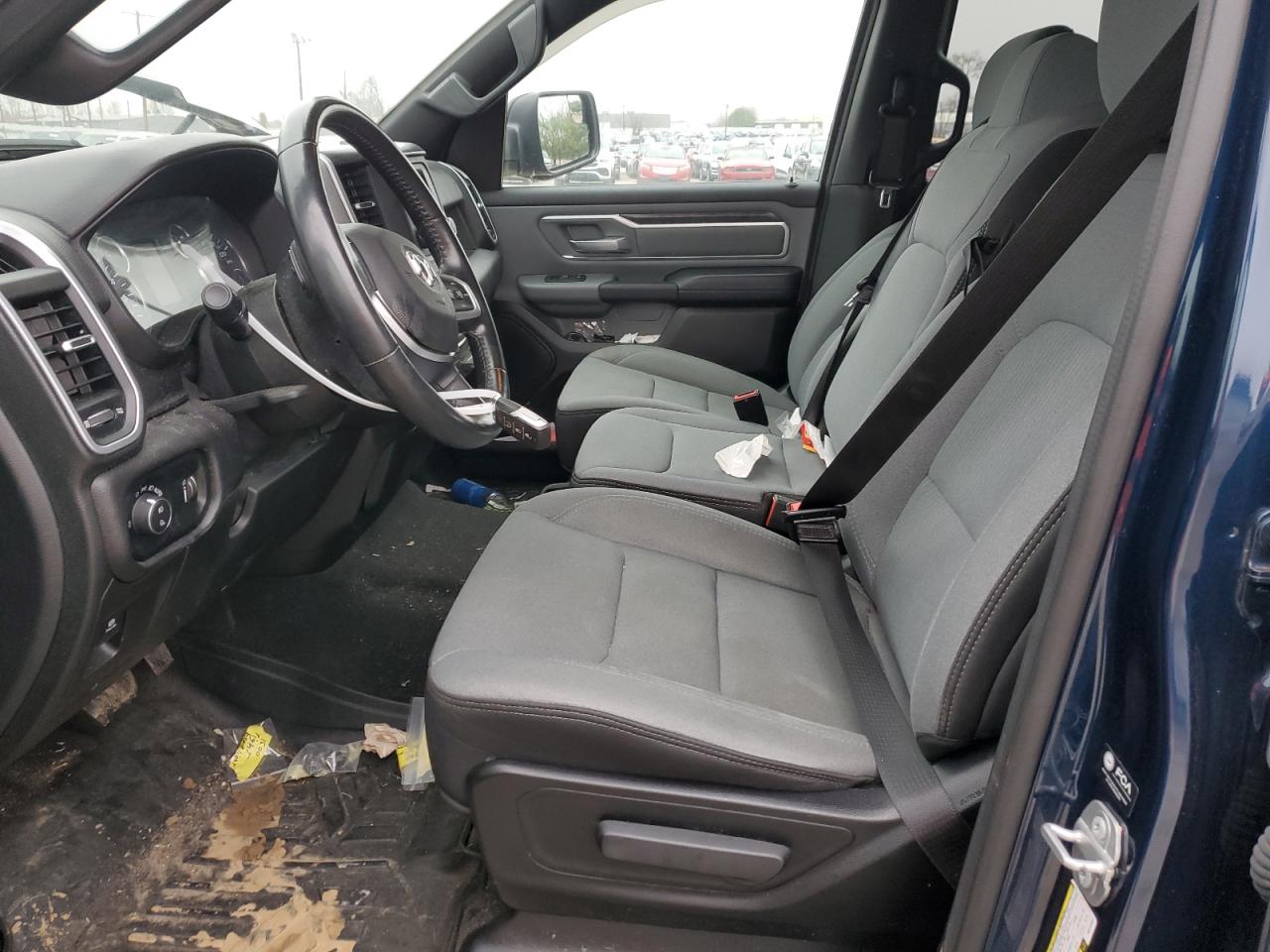 2021 RAM 1500 VIN 1C6SRFBT9MN759657 Copart auction photo, front end damage thumbnail 7