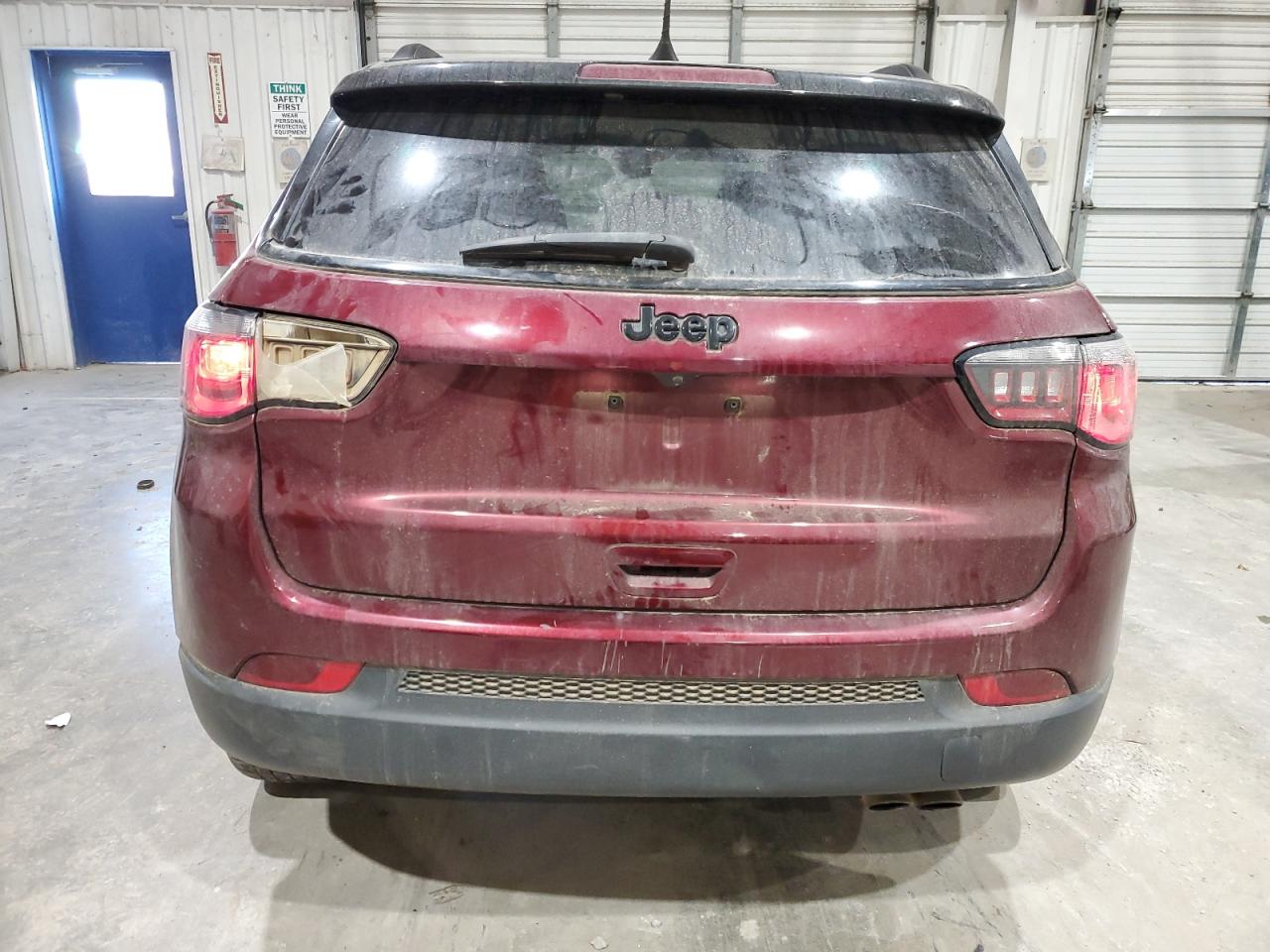 2021 Jeep Compass VIN 3C4NJCBB6MT560388 Copart auction photo, front end / side damage thumbnail 6
