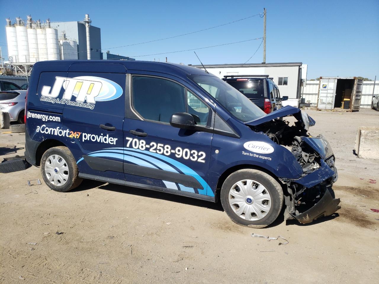 2021 Ford Transit VIN NM0LS6E22M1501439 Copart auction photo, front end damage thumbnail 4