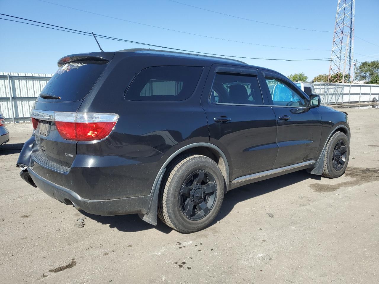 2011 Dodge Durango VIN 1D4SE4GT8BC595606 Copart auction photo, rear end damage thumbnail 3
