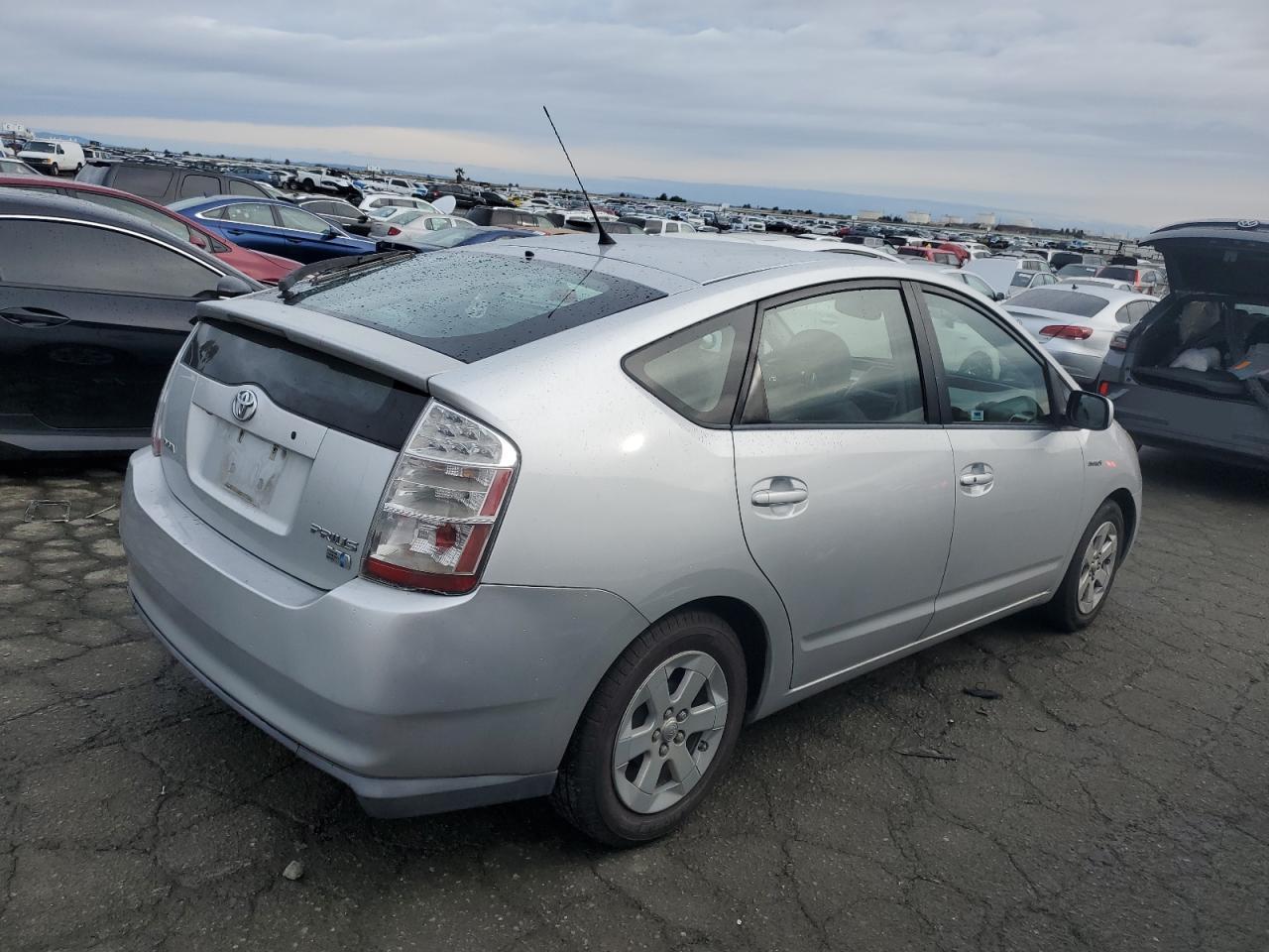 2008 Toyota Prius VIN JTDKB20U487738856 Copart auction photo, vandalism damage thumbnail 3