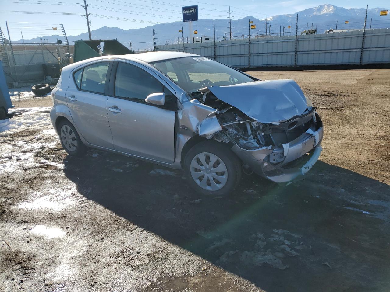 2012 Toyota Prius VIN JTDKDTB39C1503711 Copart auction photo, front end damage thumbnail 4