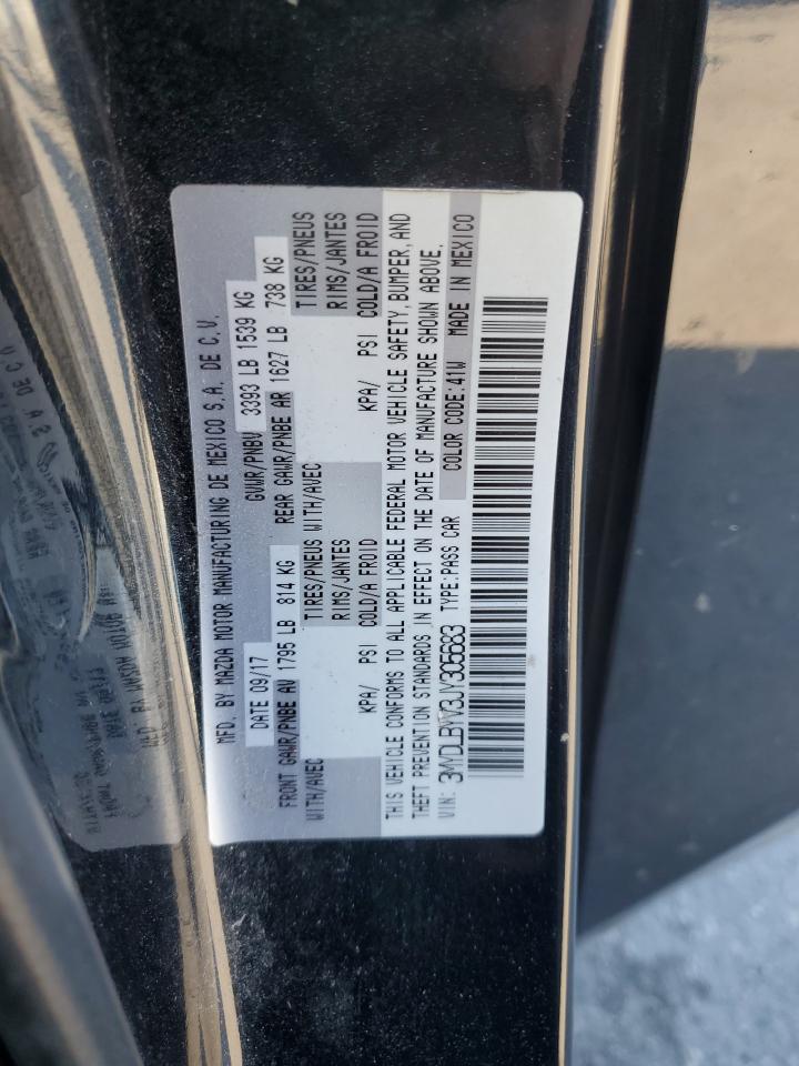 2018 Toyota Yaris VIN 3MYDLBYV3JY305683 Copart auction photo, front end damage thumbnail 12