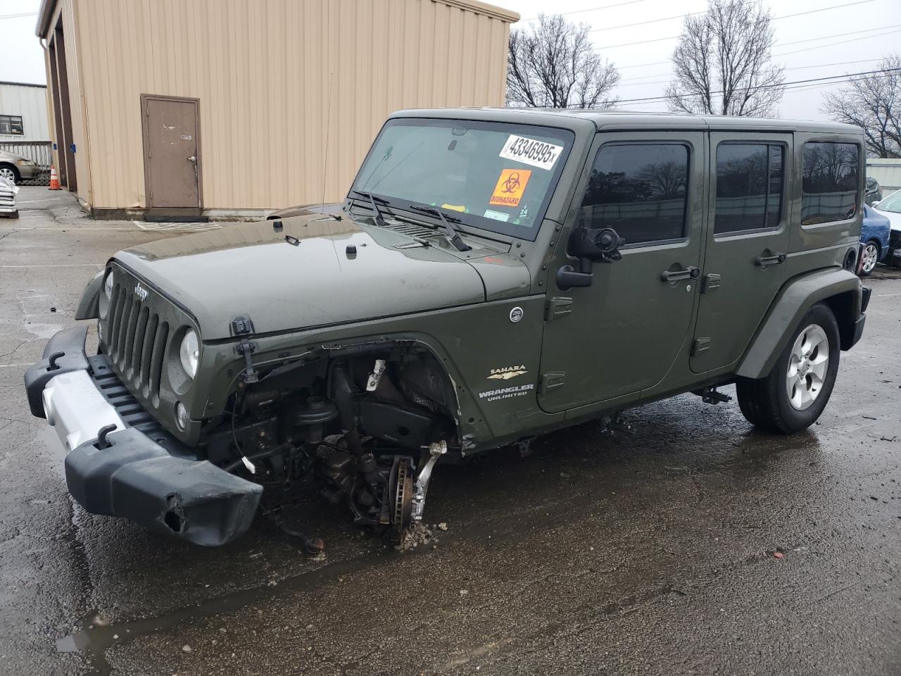 2015 Jeep Wrangler VIN 1C4BJWEG1FL695756