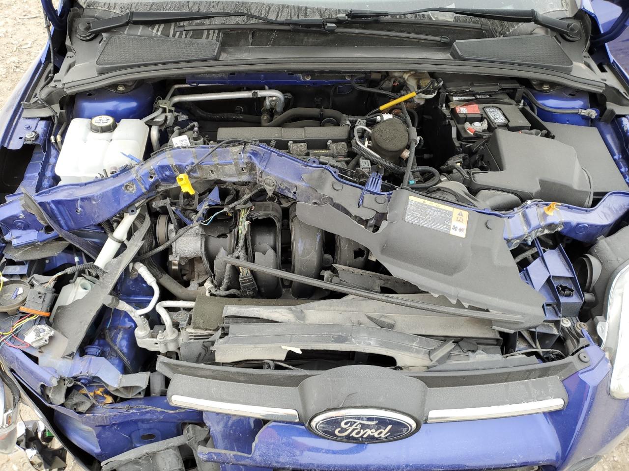 2014 Ford Focus VIN 1FADP3K27EL247136 Copart auction photo, front end / mechanical damage thumbnail 11