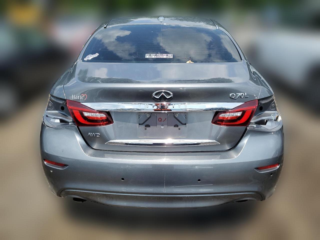 2016 Infiniti Q70 VIN JN1BY1PR4GM720662 Copart auction photo, rear end / minor dent/scratches damage thumbnail 6