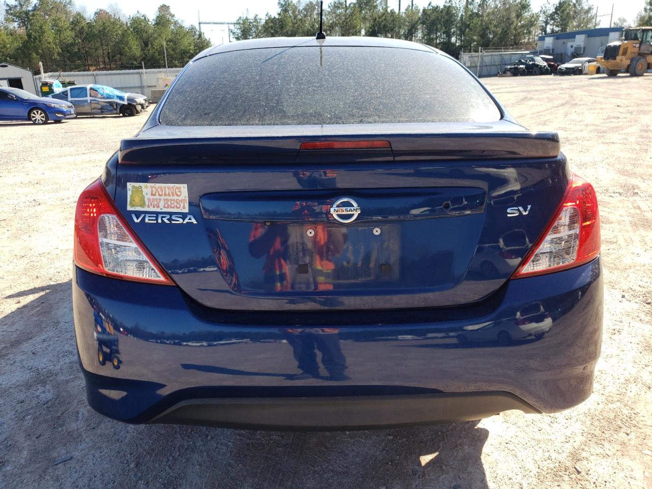 2019 Nissan Versa VIN 3N1CN7AP4KL810761 Copart auction photo, front end / undercarriage damage thumbnail 6