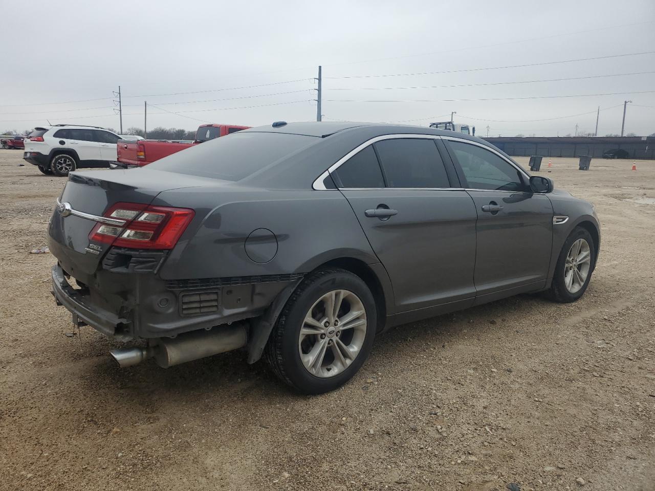 2017 Ford Taurus VIN 1FAHP2E83HG127018 Copart auction photo, rear end / minor dent/scratches damage thumbnail 3