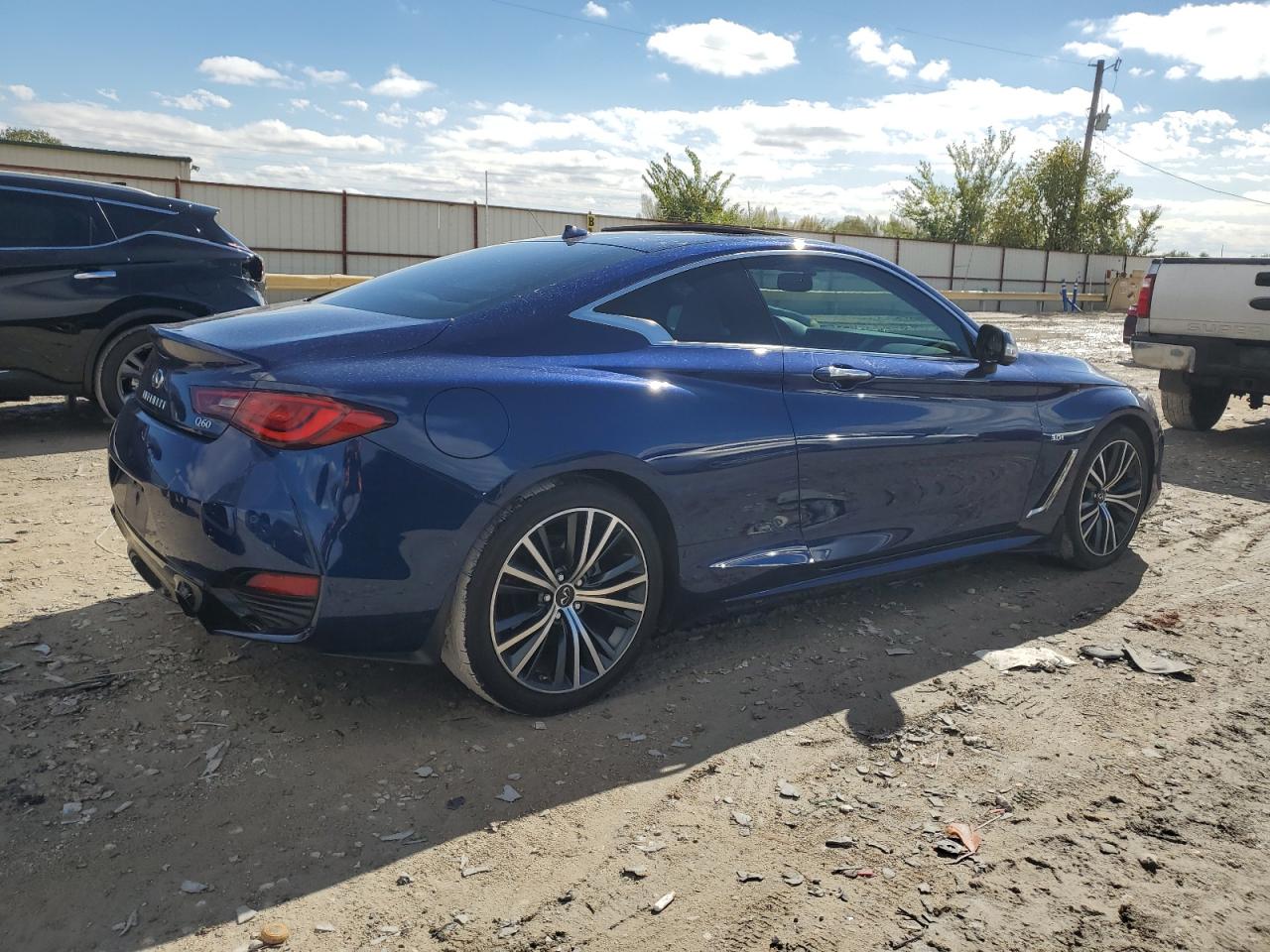 2020 Infiniti Q60 VIN JN1EV7EL2LM380509 Copart auction photo, mechanical / minor dent/scratches damage thumbnail 3