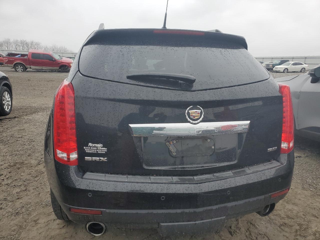 2012 Cadillac SRX VIN 3GYFNAE37CS572999 Copart auction photo, top/roof damage thumbnail 6