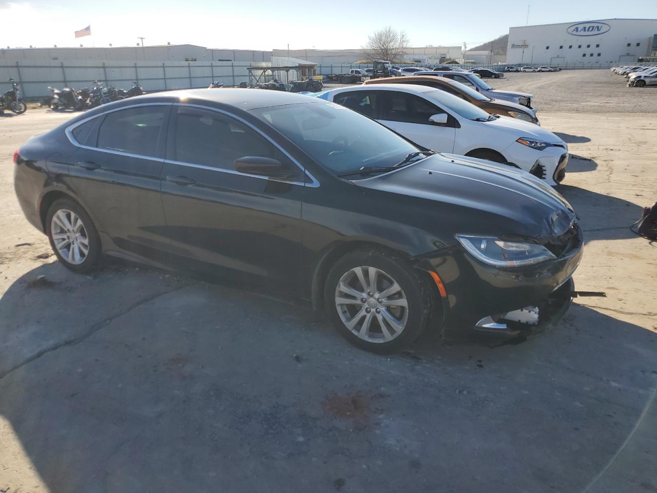2015 Chrysler 200 VIN 1C3CCCABXFN587040 Copart auction photo, front end damage thumbnail 4