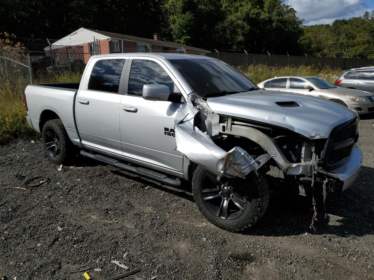 2017 RAM 1500 VIN 1C6RR7MT1HS838927 Copart auction photo, front end damage thumbnail 4
